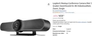 Logitech MeetUp Video Conferencing System voor €364,18 bij Amazon