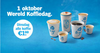 Scoor een kopje koffie voor €1 bij alle bp-stations met AH to go