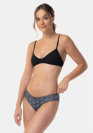 Pack 3 Braguitas Bikini de Mujer Color Azul Marino por 2,49€
