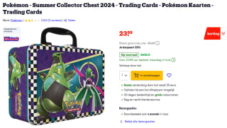 Pokémon Summer Collector Chest 2024 voor €23,99 bij Bol