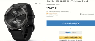 Garmin vivomove Trend - Smartwatch voor €177,27 bij Luna-time