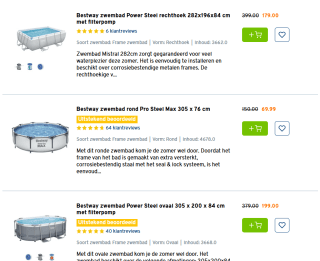 Tot 50% korting op Bestway zwembaden bij de Gamma