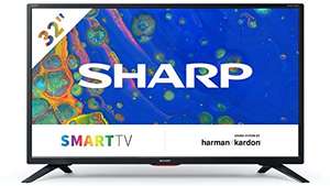 Sharp 32BC6E - Smart TV de 32" (resolución 1368 x 720, 3x HDMI, 2x USB) por 169,99€