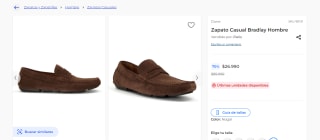 Zapato Casual Bradlay Hombre por $26.990