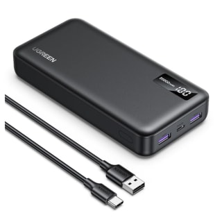UGREEN Power Bank 20000mAh 22.5W Batería Externa con Cable USB C Por 23,57€