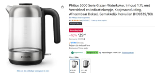 Philips HD9339/80 - Waterkoker voor €29,99 met Amazon prime