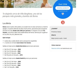 Año Jubilar en Roma: 3 días con vuelos