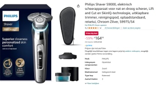 Philips Shaver Series 9000 - Elektrisch scheerapparaat voor nat en droog scheren voor €164,99 met Amazon prime