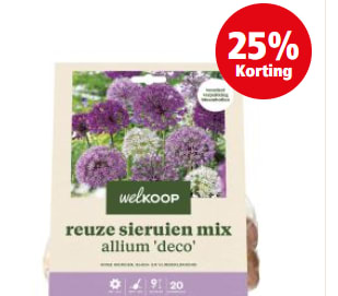 25% korting op alle Bloembollen bij Welkoop