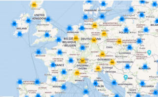 Diverse gratis laadpunten in Europa voor de elektrische auto