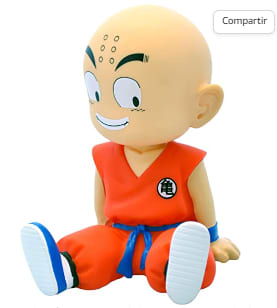 Dragon Ball Z Plastoy Hucha Krilin a solo 7,90€