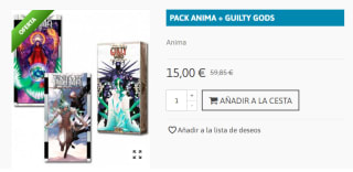 Pack Anima + Guilty Gods por 15€