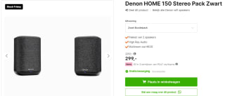 Denon HOME 150 Stereo Pack voor €299 bij Expert
