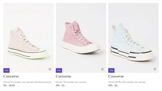 Converse All Stars vanaf €28,50 bij De Bjjenkorf