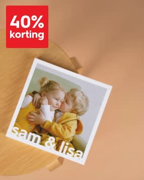 40% korting op fotoboeken bij HEMA