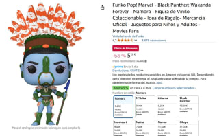 Figura Funko Pop de Marvel - Black Panther: Wakanda Forever - Namora por 5,20€