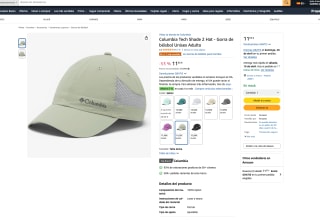 Gorra Columbia Tech Shade 2 Hat de béisbol Unisex Adulto verde por solo 11,65€