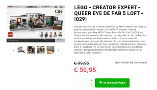 LEGO Creator Expert Queer Eye De Fab 5 loft voor €59,95 bij Dagknaller