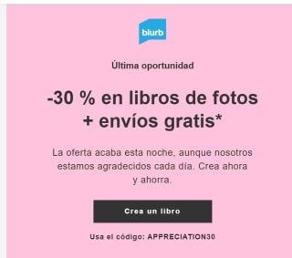 30% dto en libross de fotos y envíos gratis