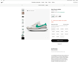 Zapatillas Nike Phoenix Waffle Mujer por solo 59,99€
