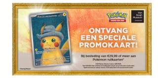 Gratis Pokemon Van Gogh promokaart bij aankoop bij Gamemania