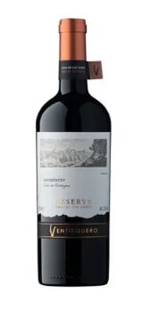 Vino Carmenere Viña Ventisquero Reserva 750 cc por $3.594