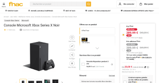 Microsoft Xbox Series X por 389,99€