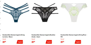 Diverse Hunkemöller damesondergoed/lingerie vanaf €2,69 bij Bol