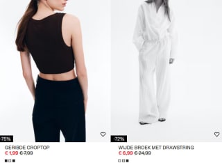 Tot 86% korting in de sale van H&M