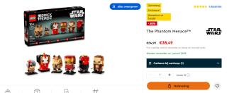 LEGO 40676 Brickheadz The Phantom Menace voor €38,49 in de Lego store