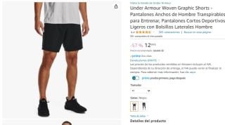 Under Armour Woven Graphic Shorts Pantalones Anchos por 12,99€