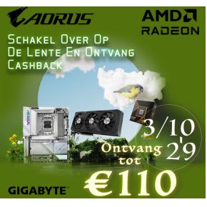 Gigabyte Radeon RX 7800 XT GAMING OC 16G Videokaart met game Monster Hunter Wilds voor €479 na cashback bij Megekko