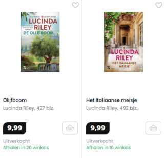 Veel boeken van auteur Lucinda Riley voor €9,99 bij Boekenvoordeel