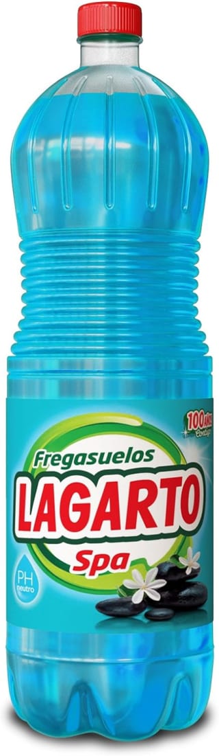 Caja 8 botellas Lagarto Fregasuelos aroma SPA por 6,30€