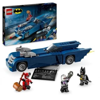 LEGO DC Comics Batman con Batmóvil vs. Harley Quinn y Mr. Freeze + 11,99€ cupón por 39,99€