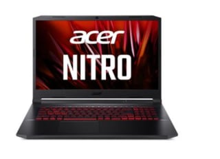 Portátil gaming Acer Nitro 5 AN517-54 Intel i7-11800H/16/512/3050TI 17,3" Sin S.O. por 799.9€