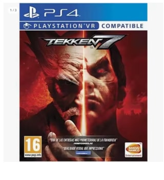 Juego PS4 Tekken 7 por 16.04€ (Cuenta Nueva 9.62€)