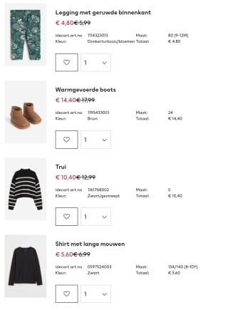 20% korting op alles als H&M Member