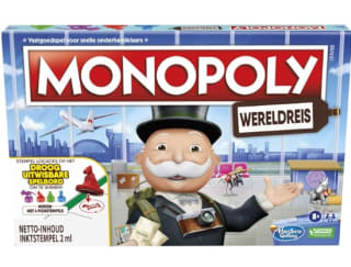 Monopoly Wereldreis bordspel voor €14,95 bij Amazon.nl