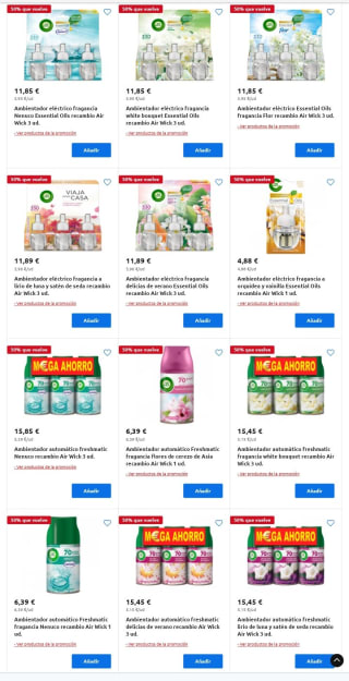 Recopilación 50% que Vuelve Droguería y Limpieza Carrefour.