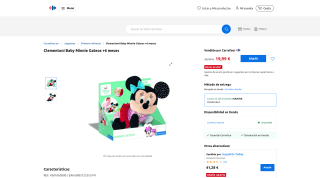 Clementoni Baby Minnie Gateos +6 meses por 19,99€