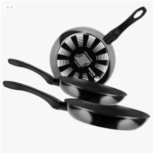 Set de sartenes FAGOR INDUTHERM 20 + 24 + 26 + 28 cm por 15.19€