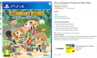 Videojuego para PS4 Story of Seasons: Pioneers of Olive Town por 12,03