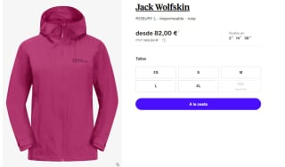 Chaqueta para Mujer Jack Wolfskin ROBURY L por 69.7€