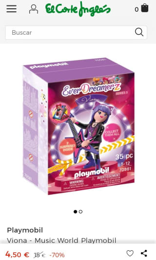 Viona - Music World Playmobil Everdreamerz por 4,50€.