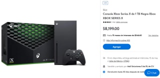 Cupón Walmart: Xbox Series X 1TB por $6,970 con AMEX a 15 MSI