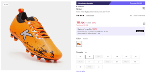 Botas de Fútbol Kelme Pulse Mg por 18.7€ (Cuenta Nueva 11.22€)