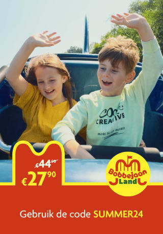 Tickets voor Bobbejaanland voor € 27,90