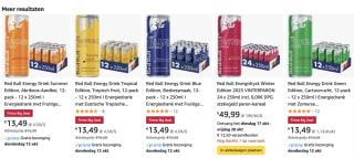 24 blikjes Red Bull (ook Sugarfree, Zero) voor 23,99 euro