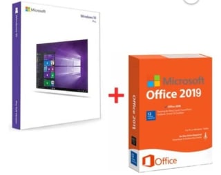 Pack de windows 10 pro + el office 2019 pro, por 0,39€